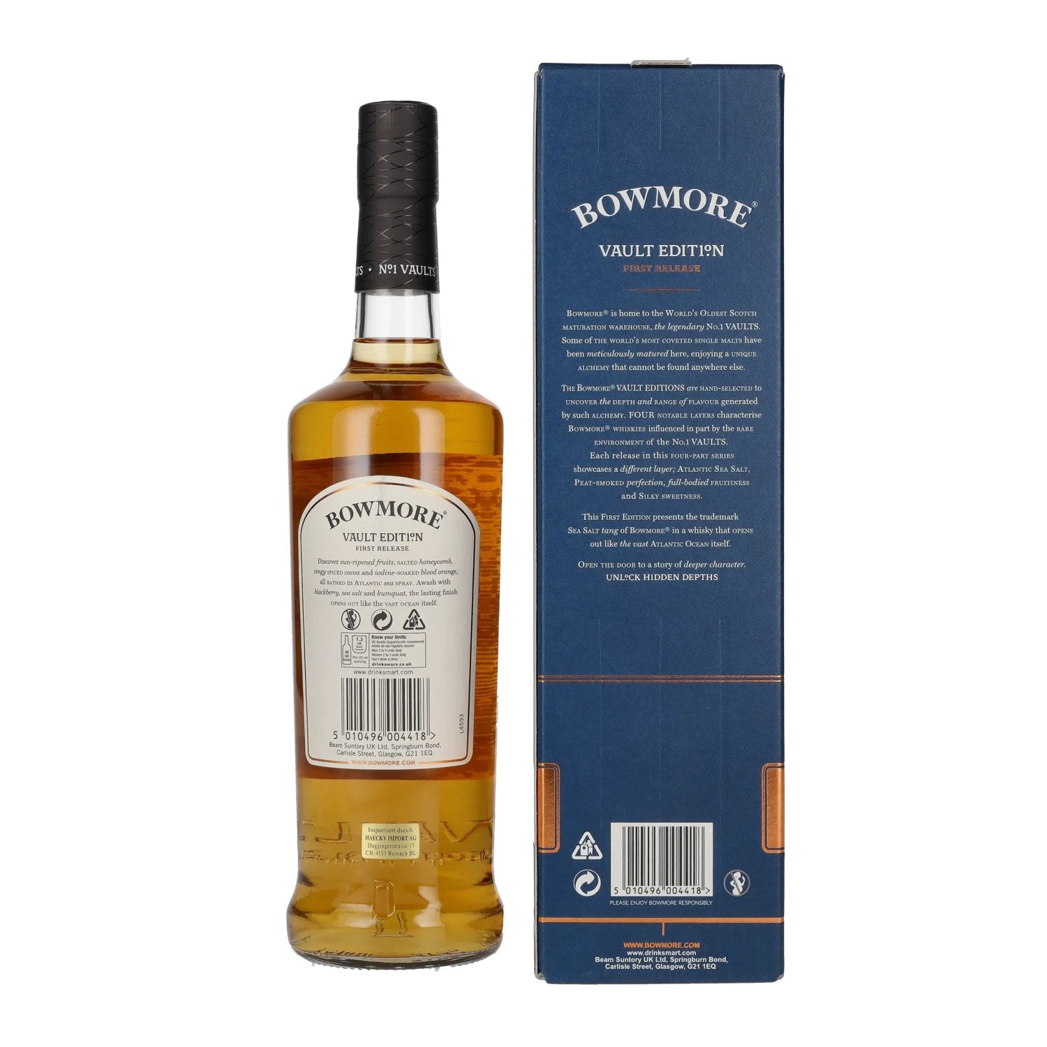 Bowmore VAULT EDITION Atlantic Sea Salt FIRST RELEASE 51,5% Vol. 0,7l in gift box