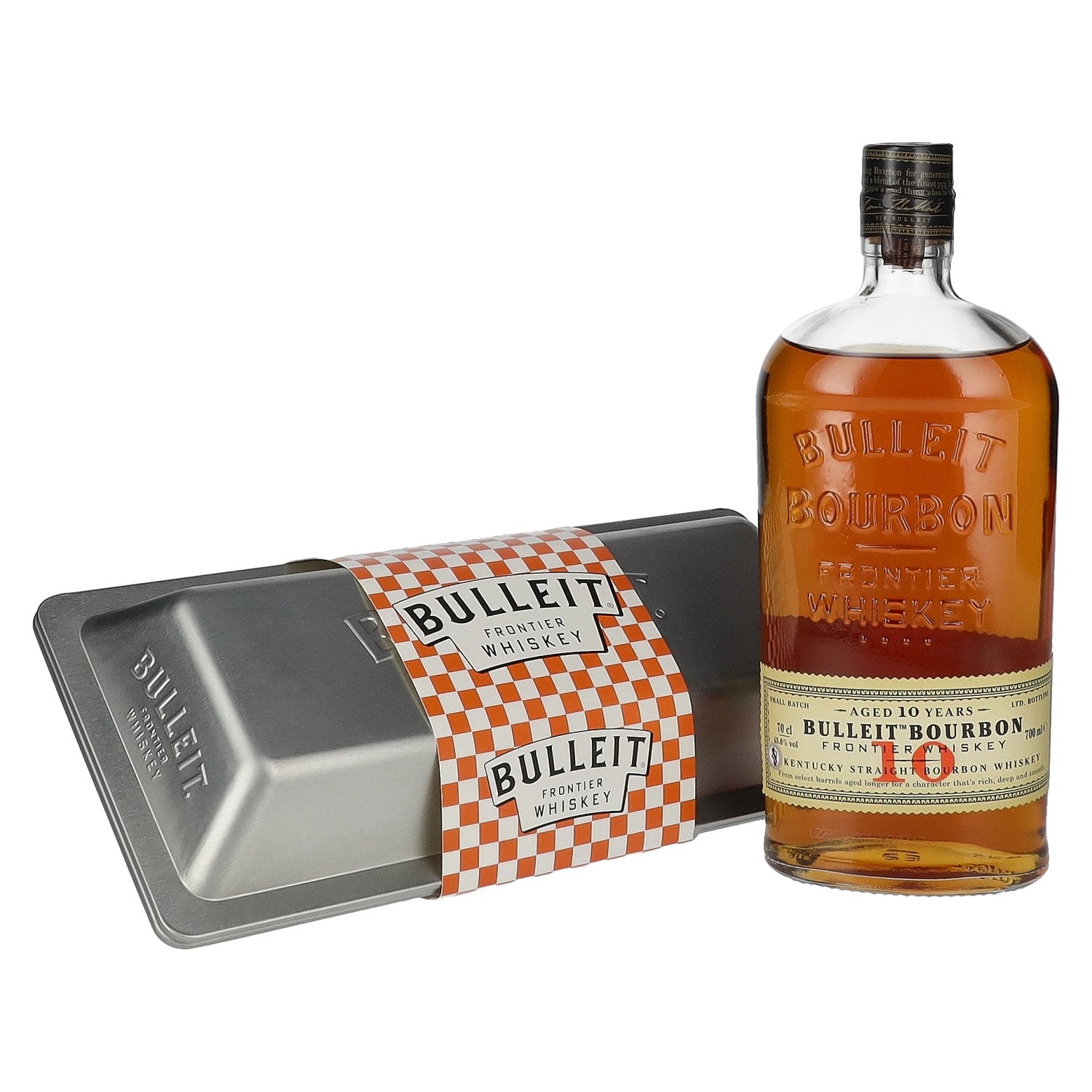 Bulleit Bourbon 10 Years Old FRONTIER WHISKEY 45,6% vol. 0,7l en lunch box