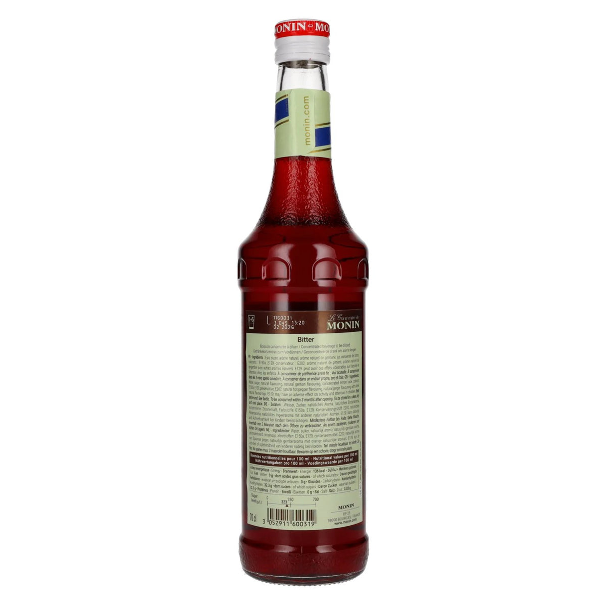 Le Sirop de Monin BITTER 0,7l