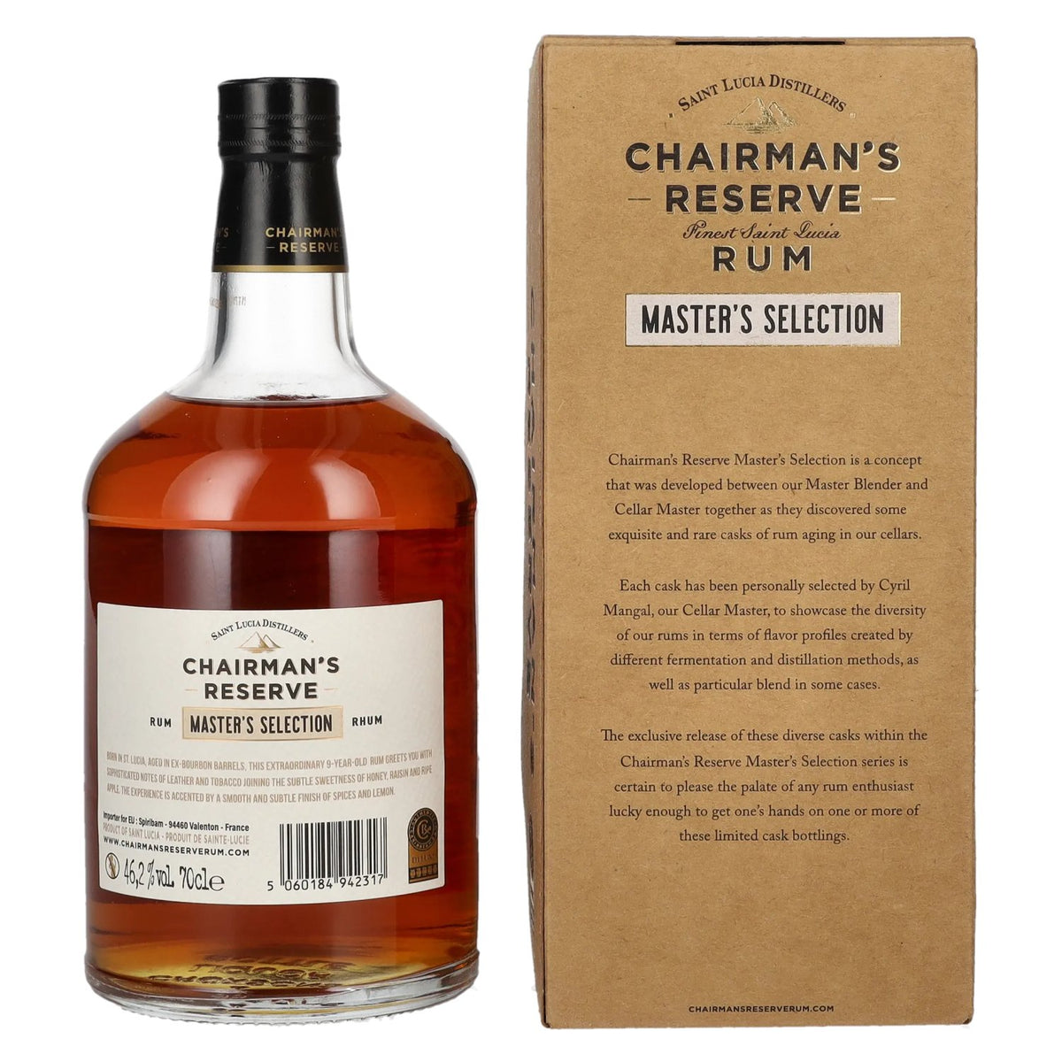 Chairman's Reserve MASTER'S SELECTION German Edition 46,2% vol. 0,7l en coffret cadeau