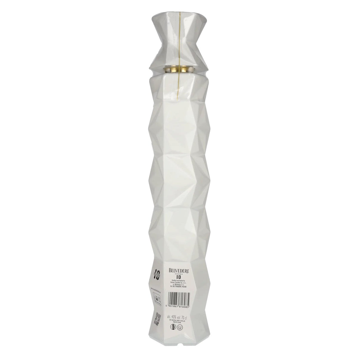 Belvedere 10 Vodka 40% ABV 0.7l with LED light sticker
