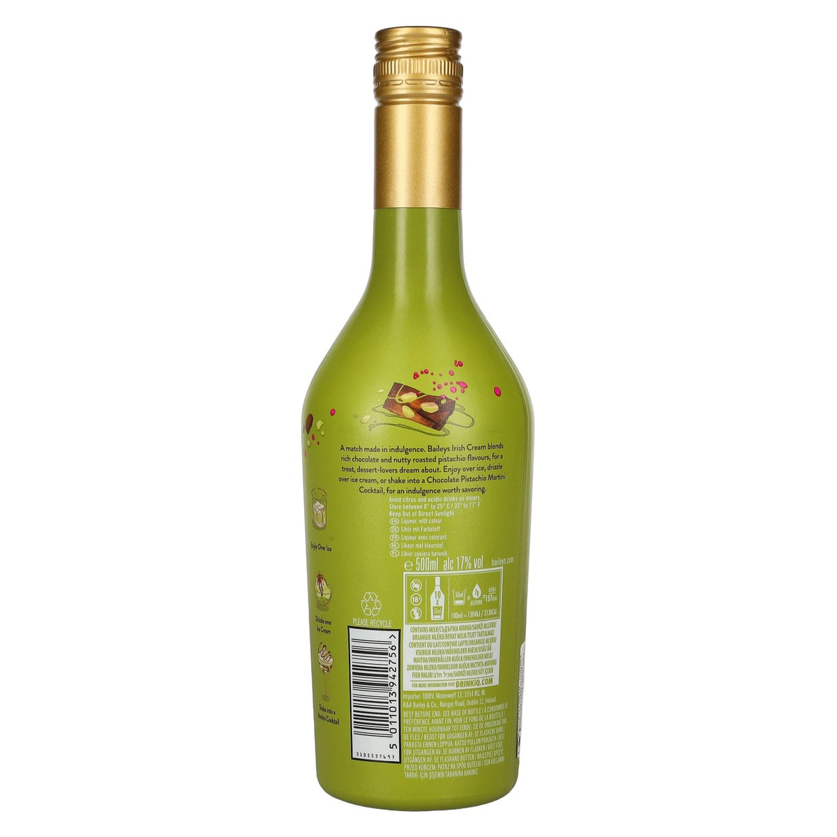 Baileys Chocolate Pistachio Irish Cream Liqueur Limited Edition 17% ABV 0.5l