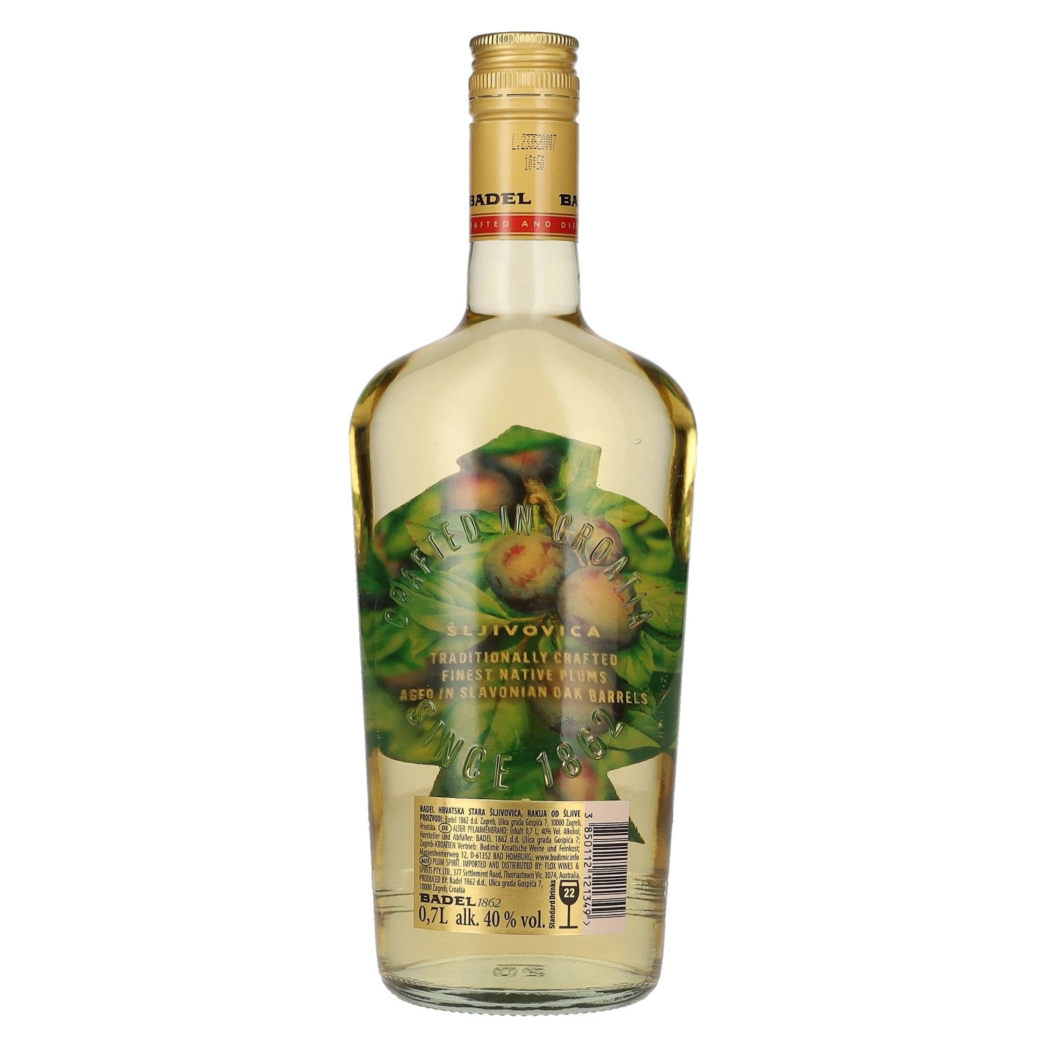 Badel Sljivovica 40% vol. 0,7l