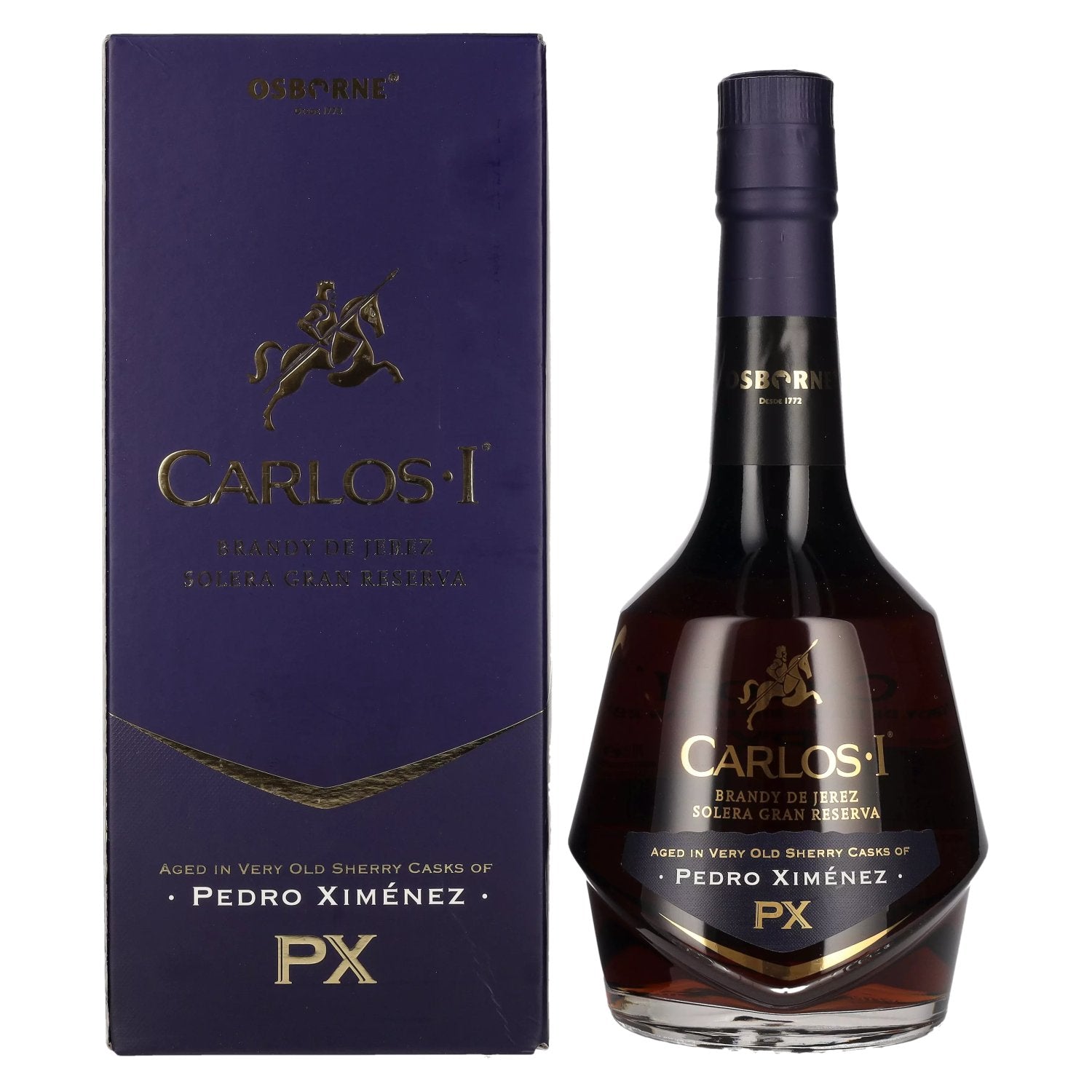 Carlos I Solera Gran Reserva PEDRO XIMÉNEZ Brandy de Jerez 40,3% Vol. 0,7l in gift box