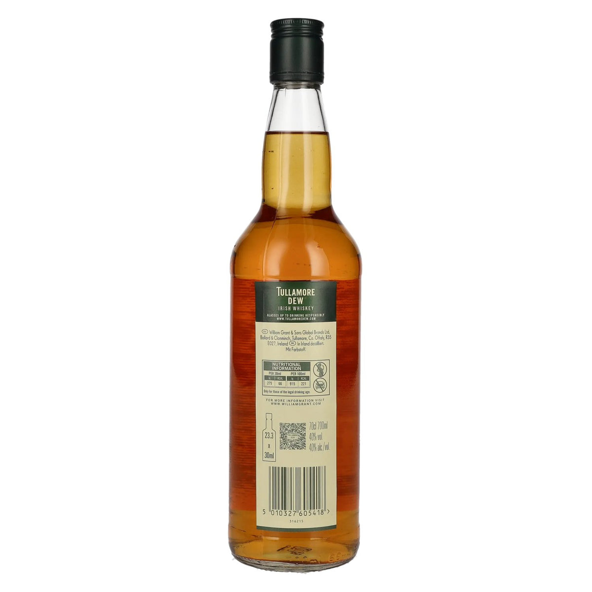 Tullamore D.E.W. Irish Whiskey ROUND 40% vol. 0,7l