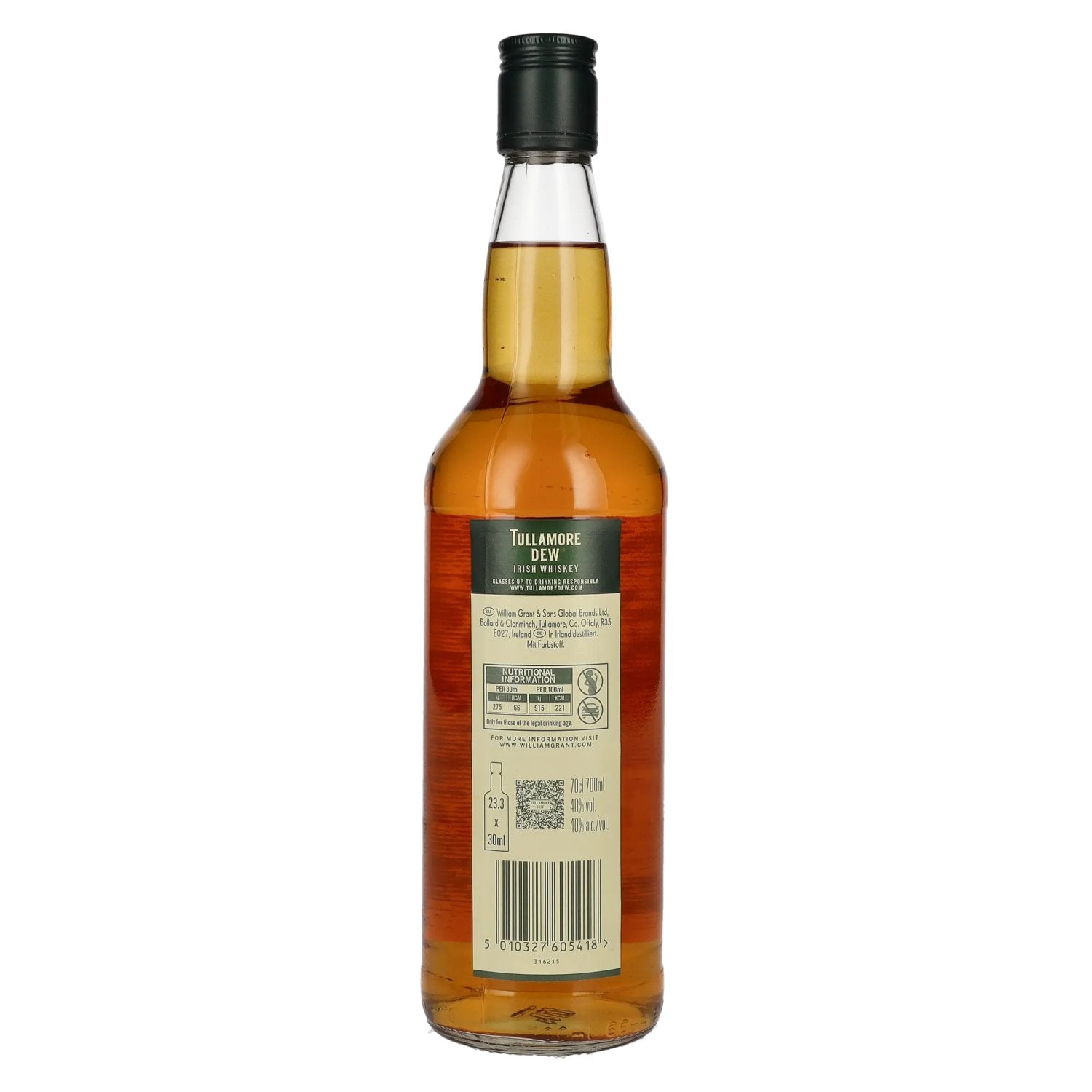 Tullamore D.E.W. Irish Whiskey ROUND 40% vol. 0,7l