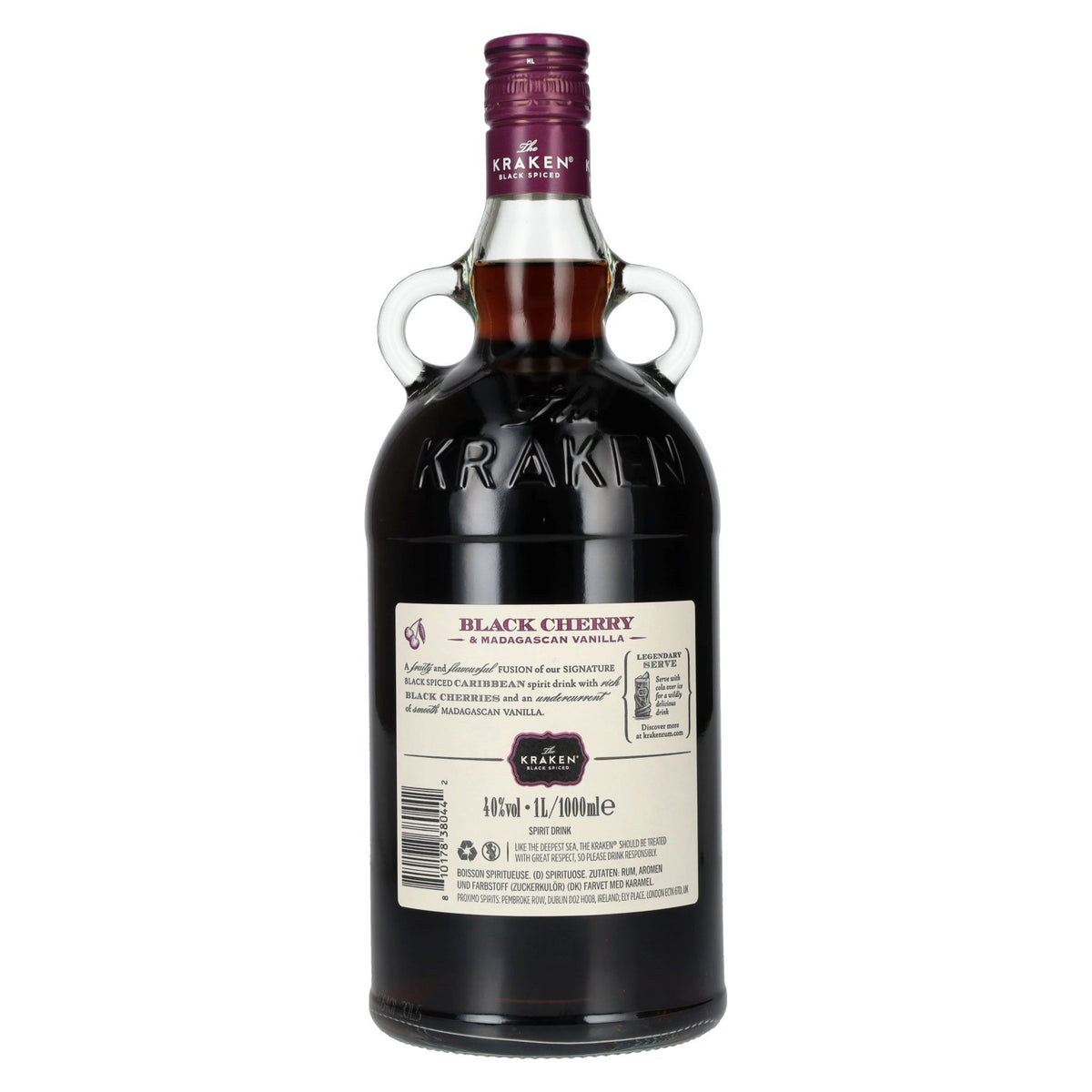 The Kraken Black Spiced Black Cherry &amp; Madagascan Vanilla 40% vol. 1l