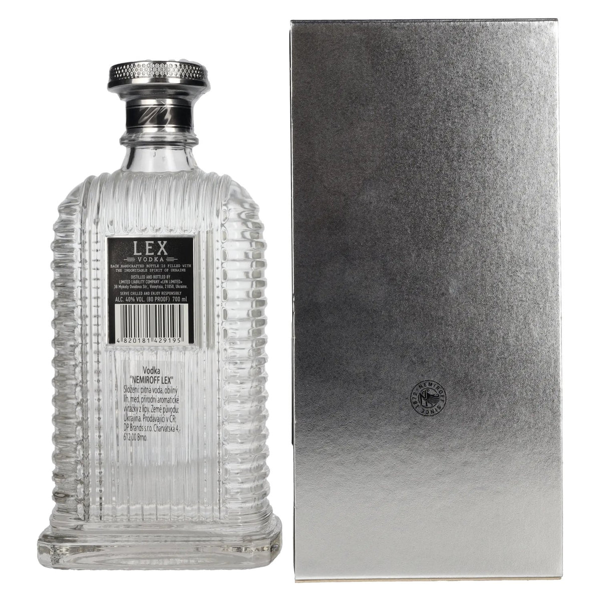 LEX by Nemiroff Ultra Premium Vodka 40% vol. 0,7l en boîte cadeau