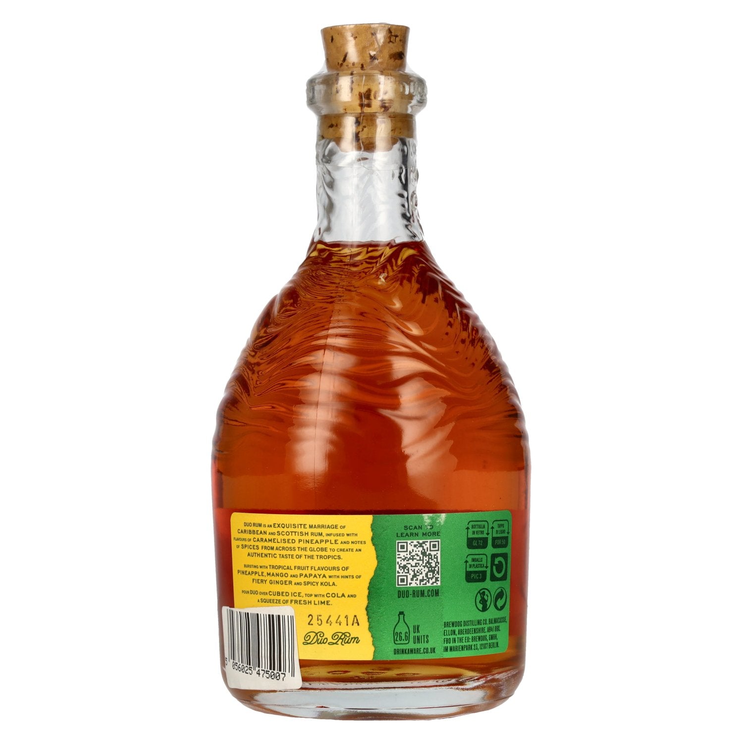 BrewDog Duo Spiced Rum Caramelised Pineapple 38% vol. 0,7l