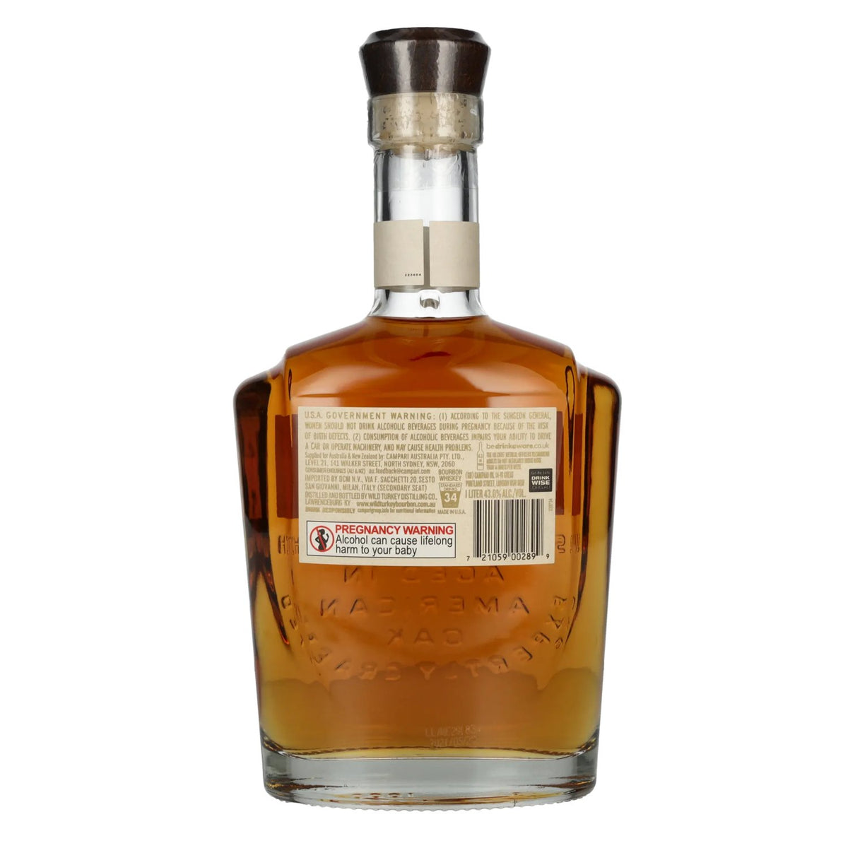 Wild Turkey LONGBRANCH Kentucky Straight Bourbon Whiskey 43% Vol. 1l