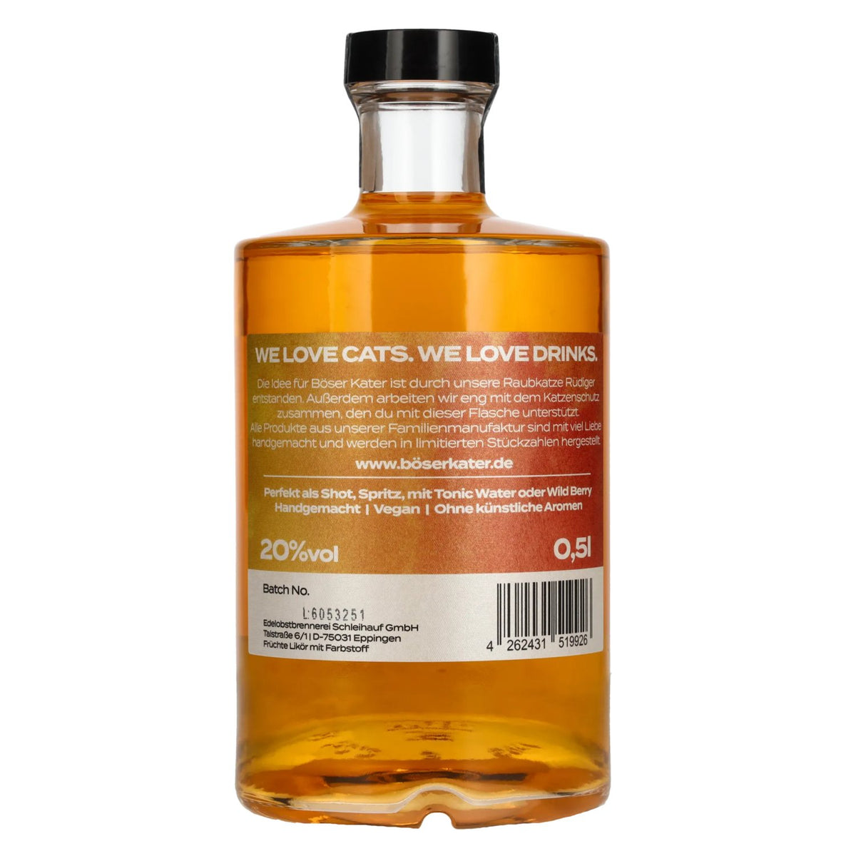 Böser Kater Juicy Fruits Liqueur 20% vol. 0.5 l