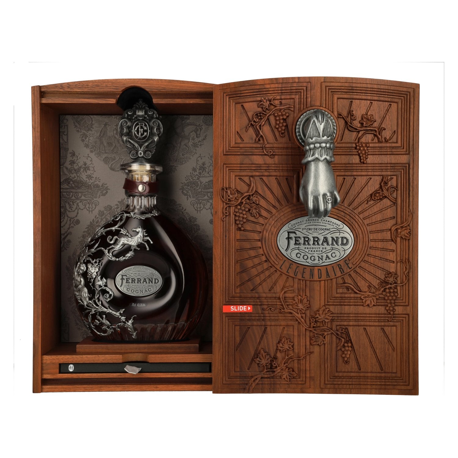 Cognac Ferrand Légendaire Grande Champagne Cognac 42,1% Vol. 0,7l in wooden box