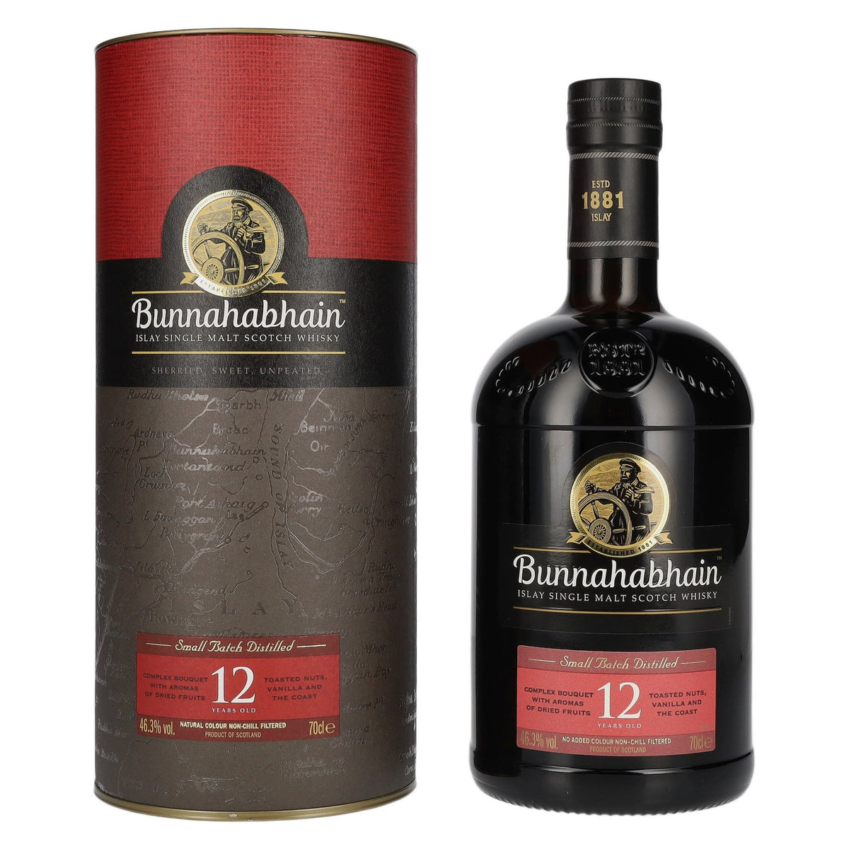 Bunnahabhain 12 Years Old Islay Single Malt Scotch Whisky 46,3% Vol. 0,7l in gift box