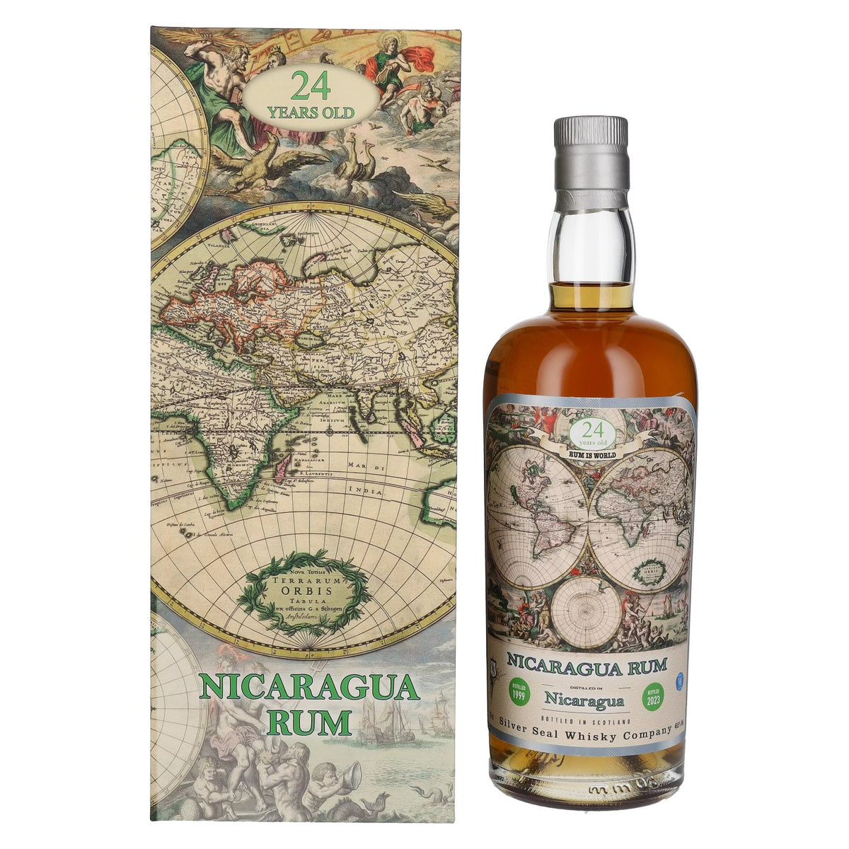 Silver Seal NICARAGUA Rum 24 Years Old 1999 49,8% Vol. 0,7l in gift box
