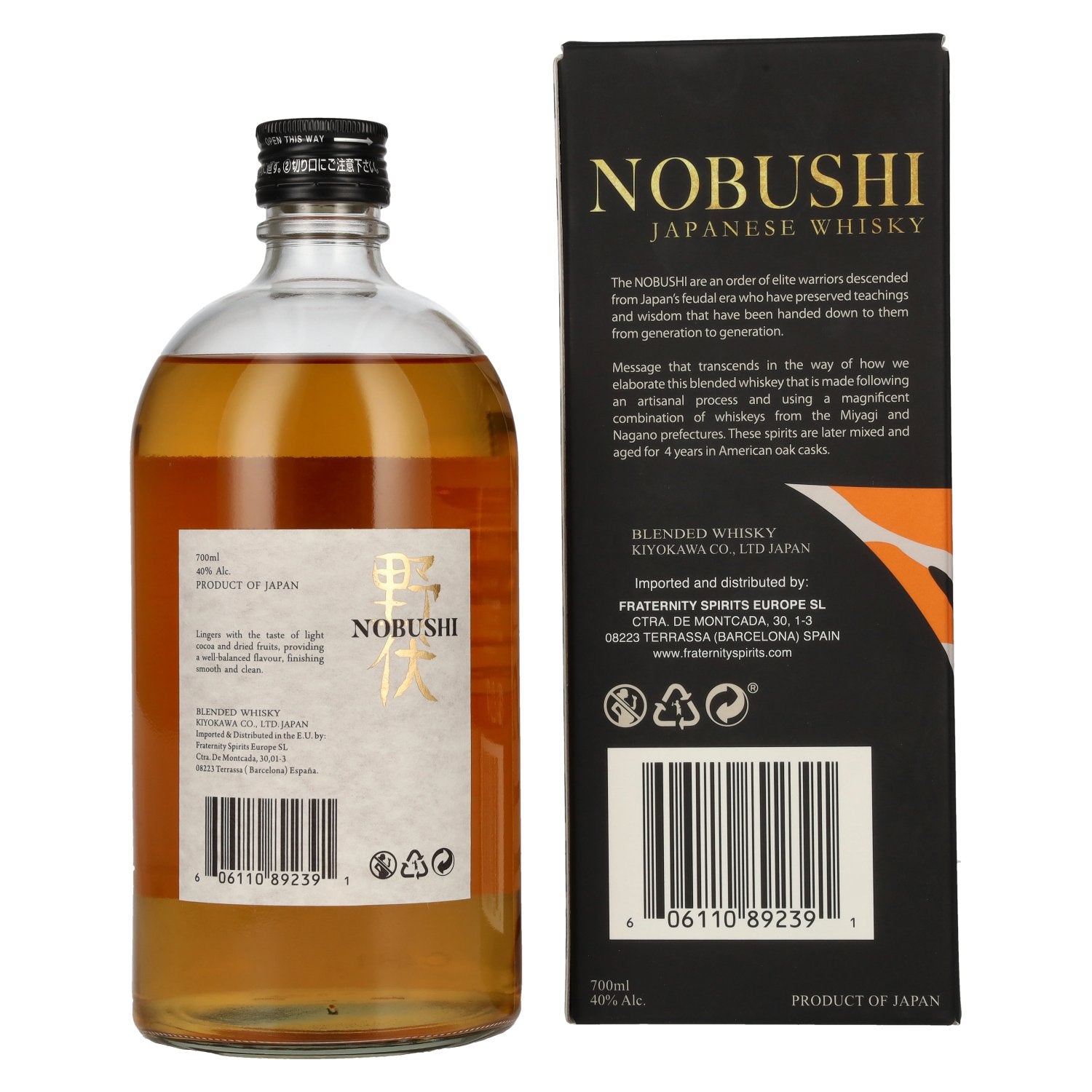 Nobushi Japanese Whisky 40% Vol. 0,7l in Geschenkbox