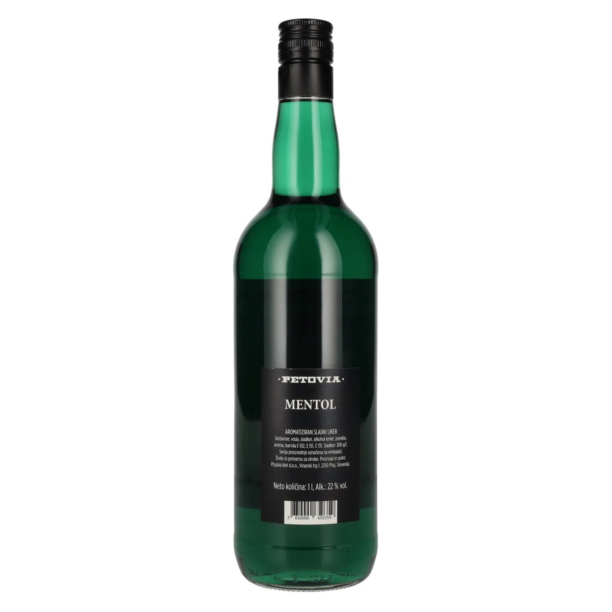 Petovia MENTOL Aromatiziran Sladki Liker 22% vol. 1l
