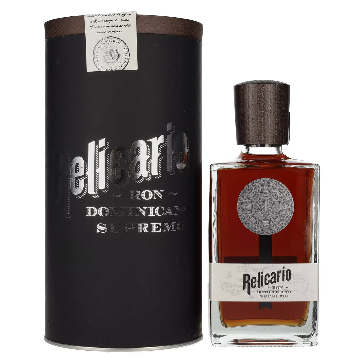 Relicario Ron Dominicano Supremo 40 % vol., 0,7 l, dans un coffret cadeau