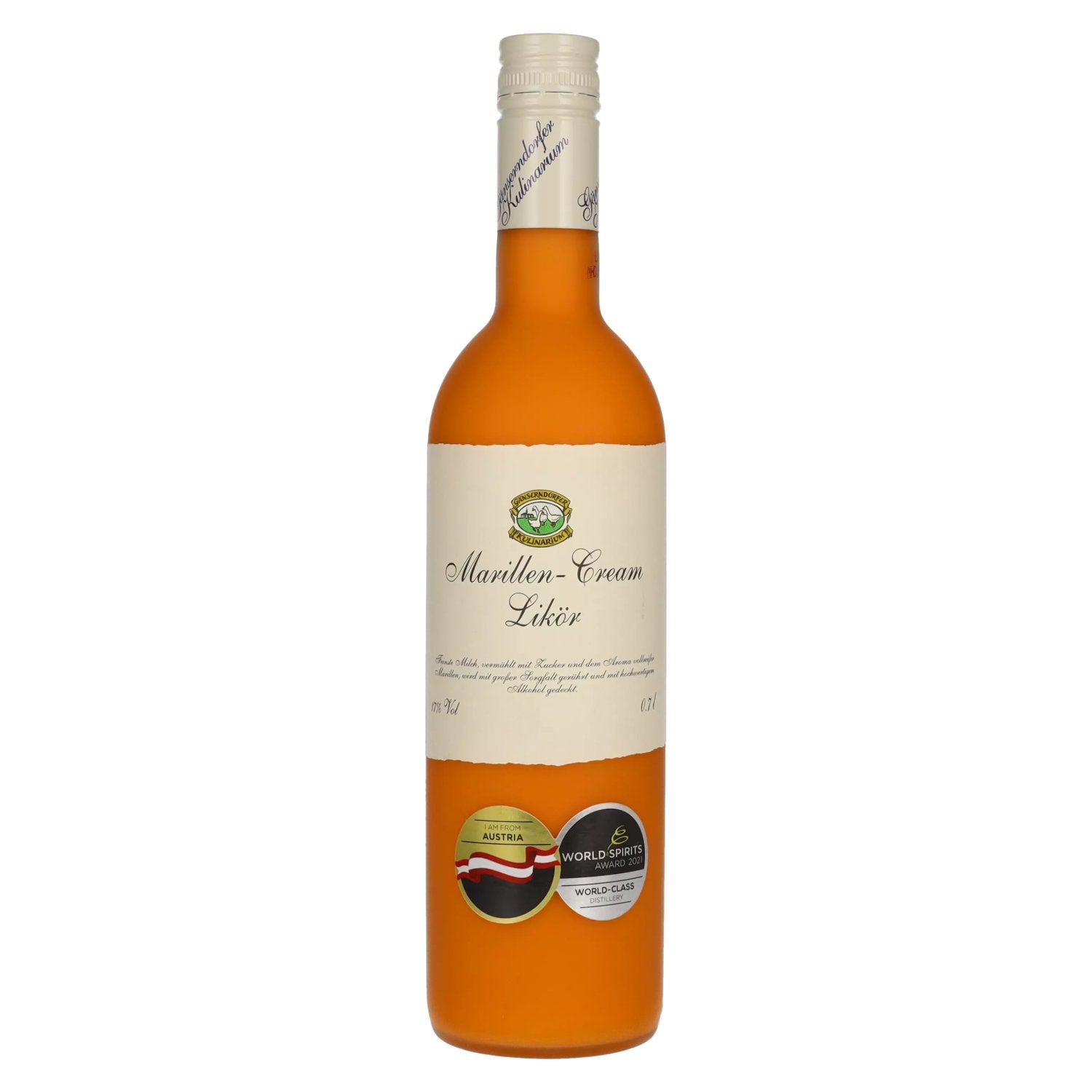 Gänserndorfer Kulinarium Liqueur de crème d'abricots 17% vol. 0,7l