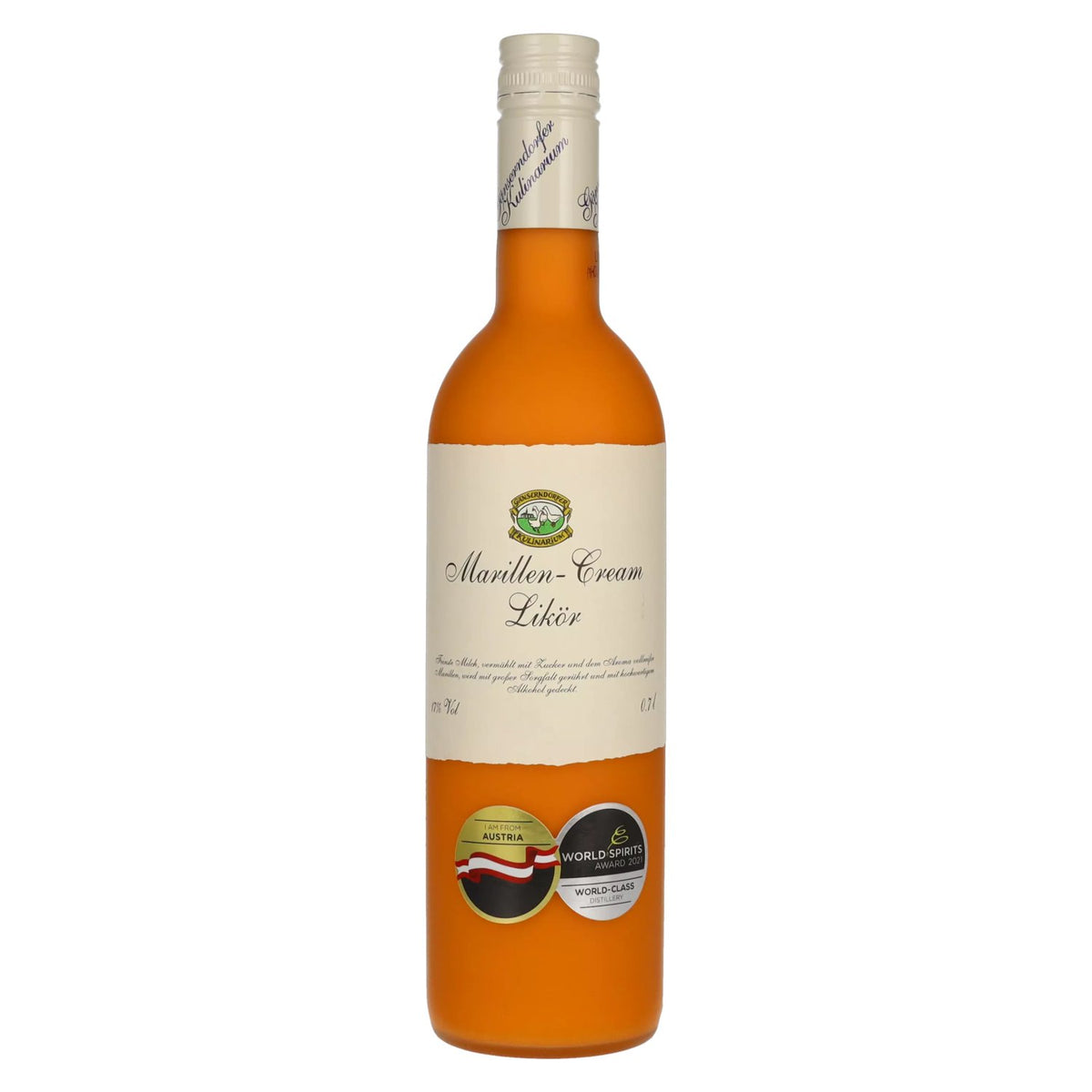 Gänserndorfer Kulinarium Apricot Cream Liqueur 17% vol. 0.7l