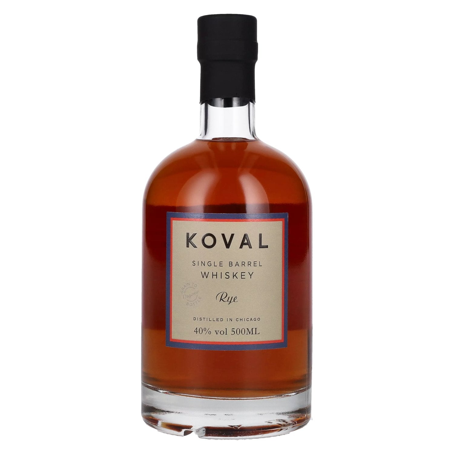 Koval RYE Single Barrel Whiskey 40% vol. 0,5l
