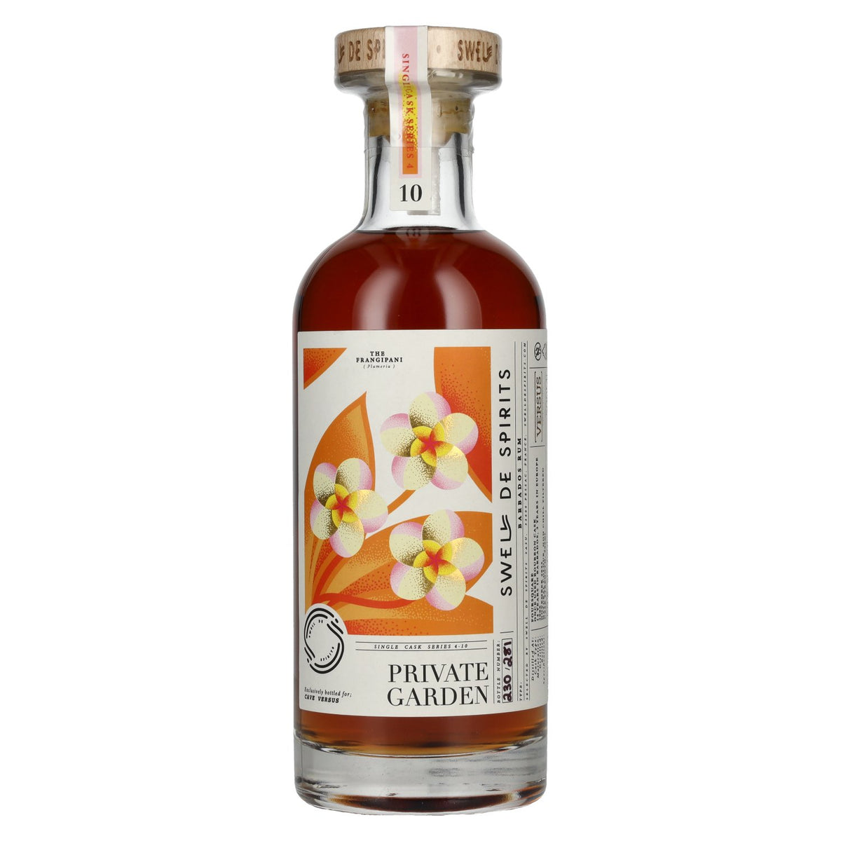 Foursquare PRIVAT GARDEN Swell De Spirits Série de rhums en fût unique 4-10 2006 59 % vol. 0,5 l