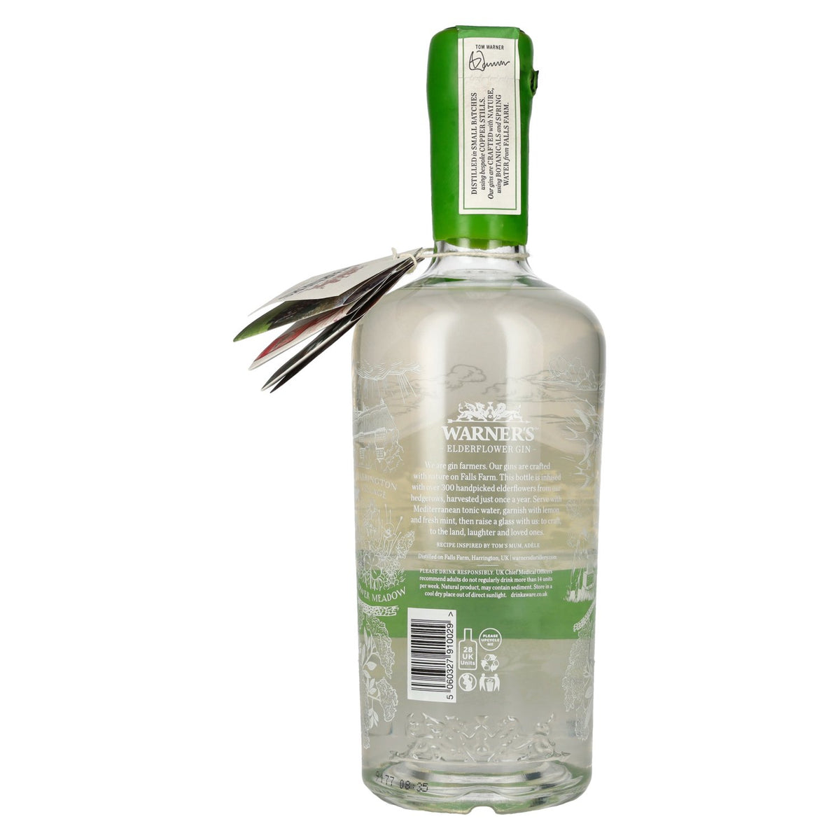 Warner's Elderflower Gin 40% Vol. 0,7l