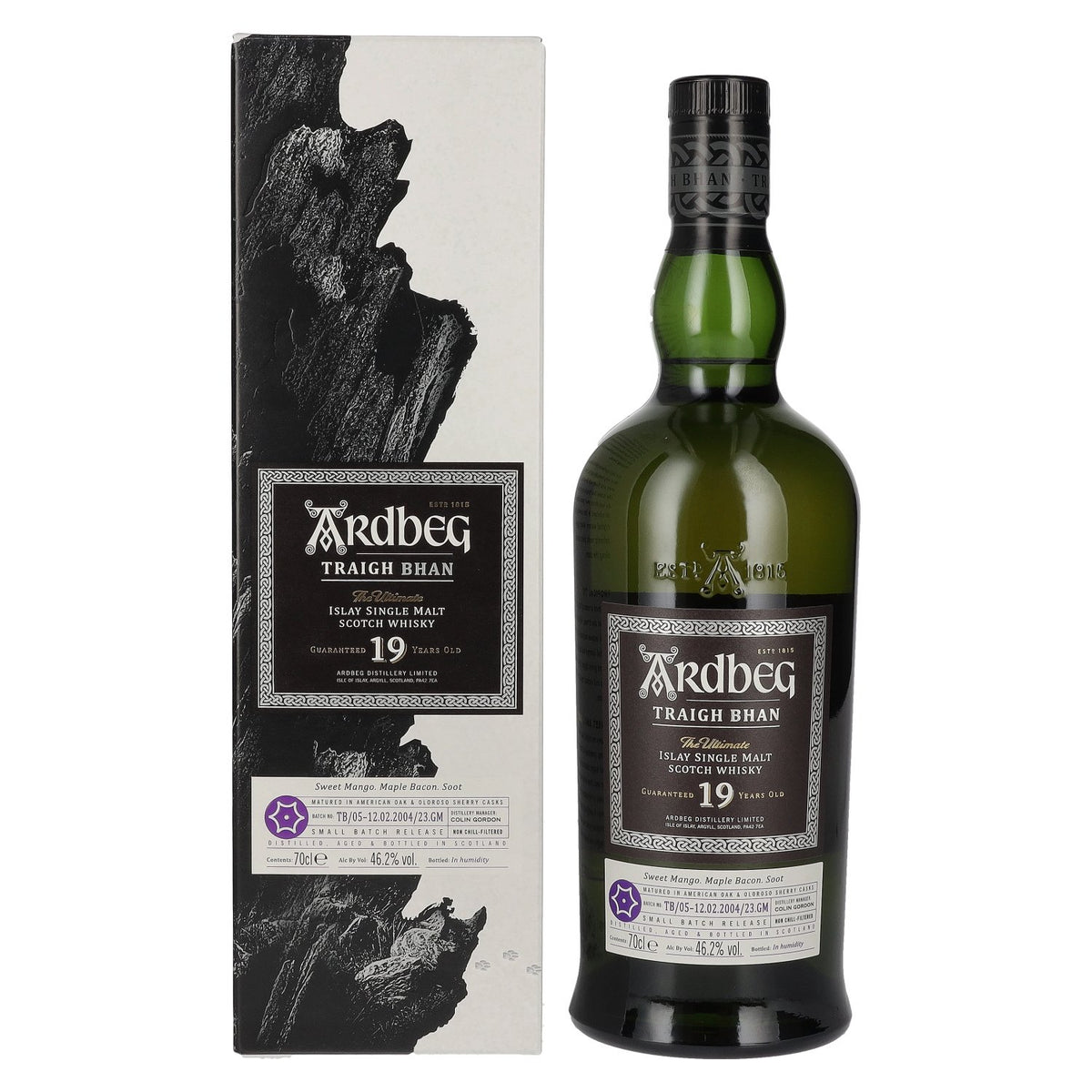 Ardbeg TRAIGH BHAN 19 Years Old Batch No. 5 46,2% vol. 0,7l en coffret cadeau