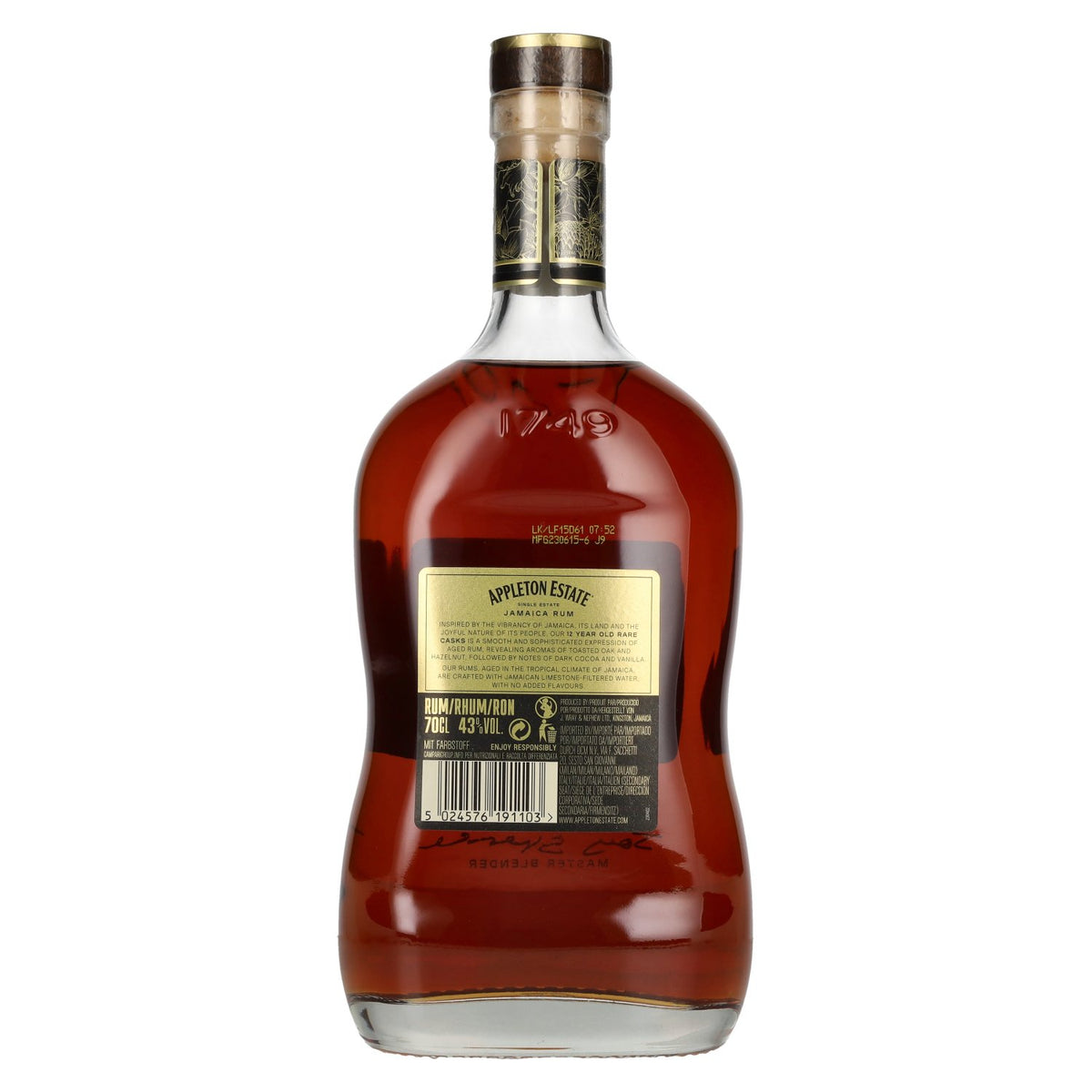 Appleton Estate 12 Years Old Rare Casks Rhum Jamaica 43% Vol. 0,7l