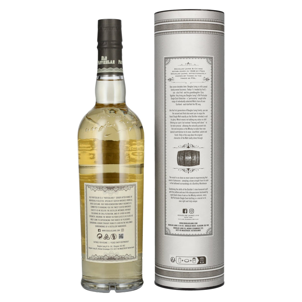 Douglas Laing OLD PARTICULAR Ledaig 12 Years Old Single Malt Whisky 2011 48,4% Vol. 0,7l in gift box
