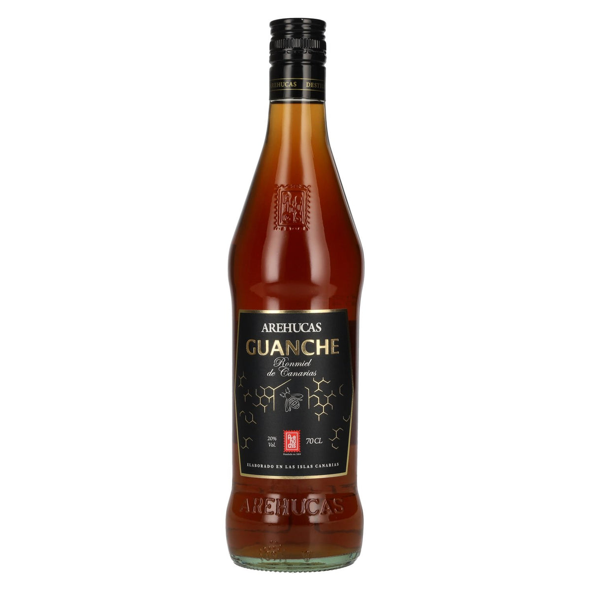 Liqueur de rhum au miel Guanche d'Arehuca, 20 % vol., 0,7 l