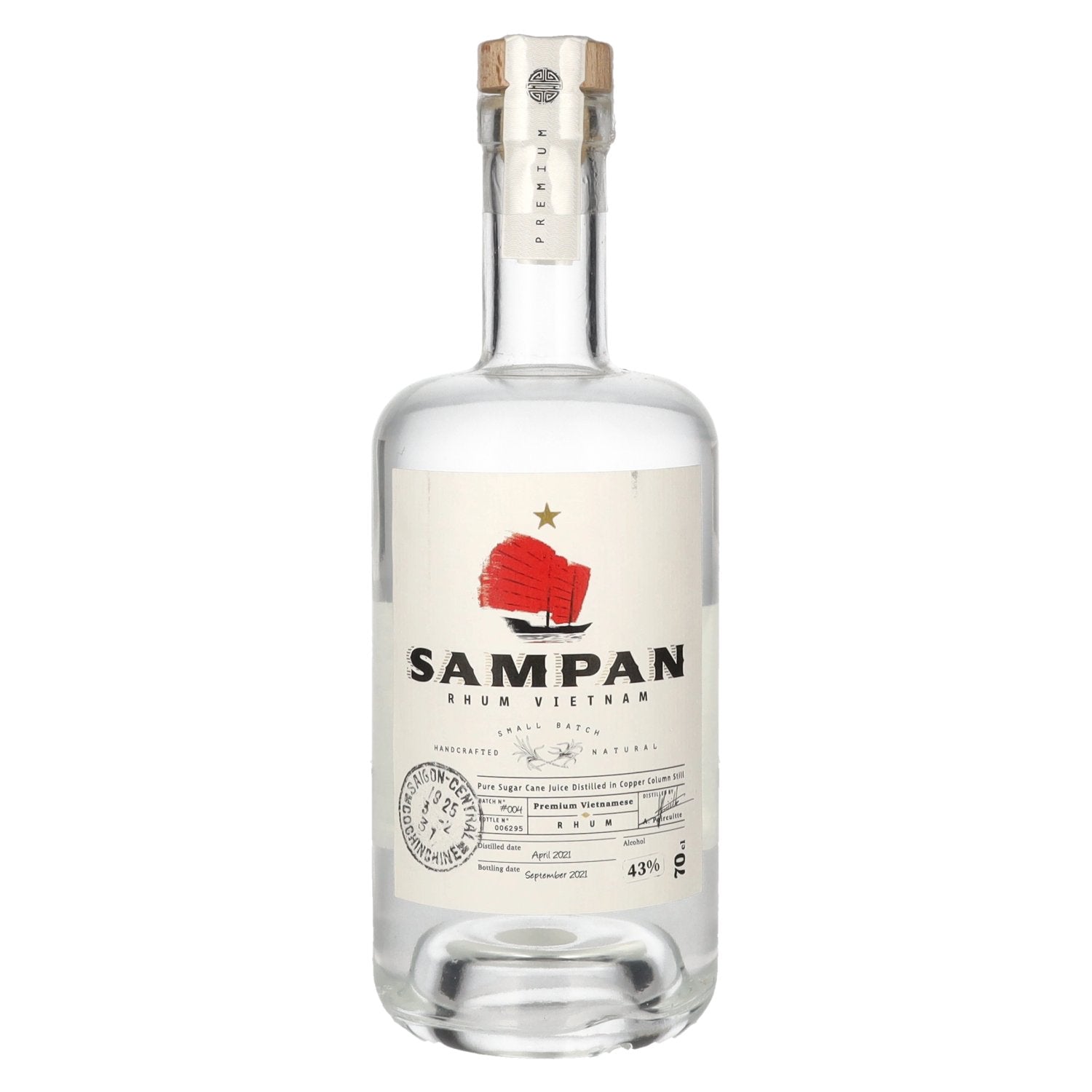 Sampan Rhum Vietnam 43% vol. 0,7l