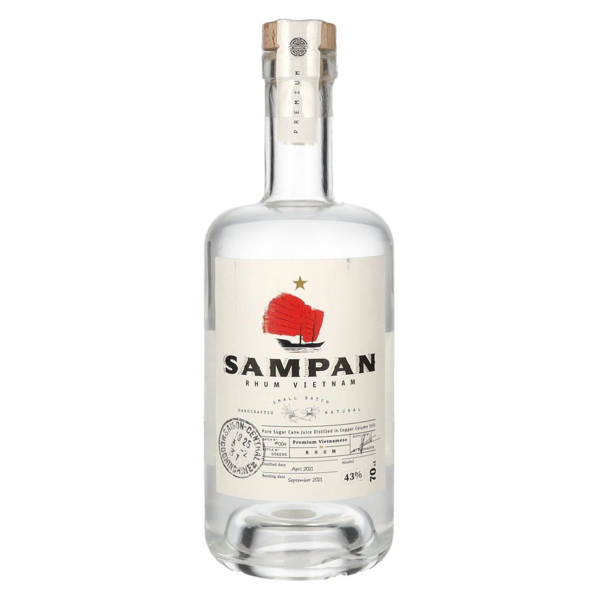 Sampan Rhum Vietnam 43% vol. 0,7l