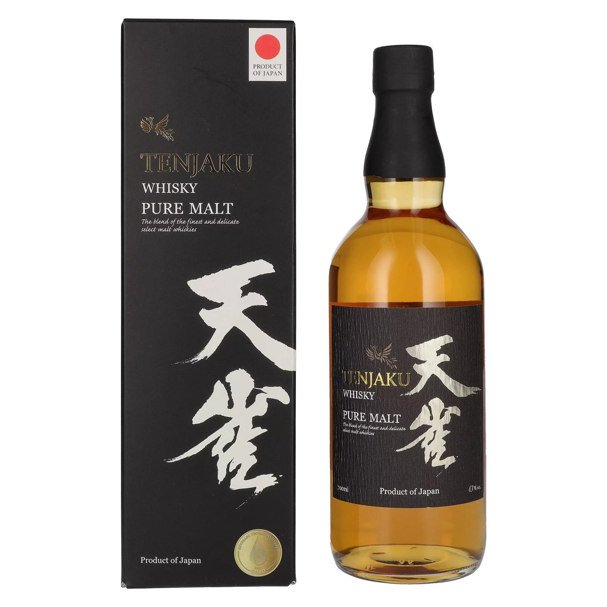 Tenjaku Pure Malt Whisky 43% Vol. 0,7l in gift box