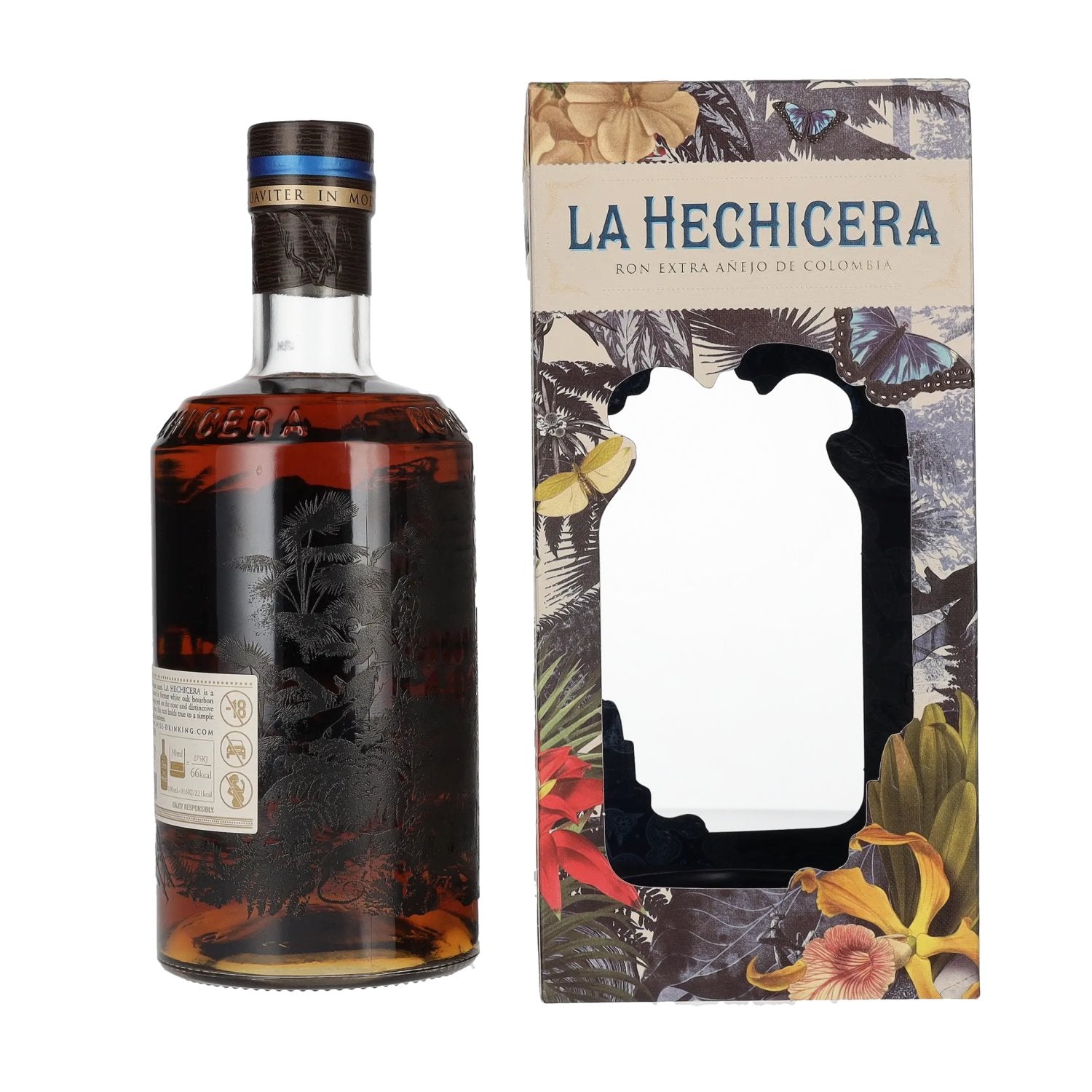La Hechicera Ron Extra Añejo de Colombia RESERVA FAMILIAR 40% Vol. 0,7l in Geschenkbox