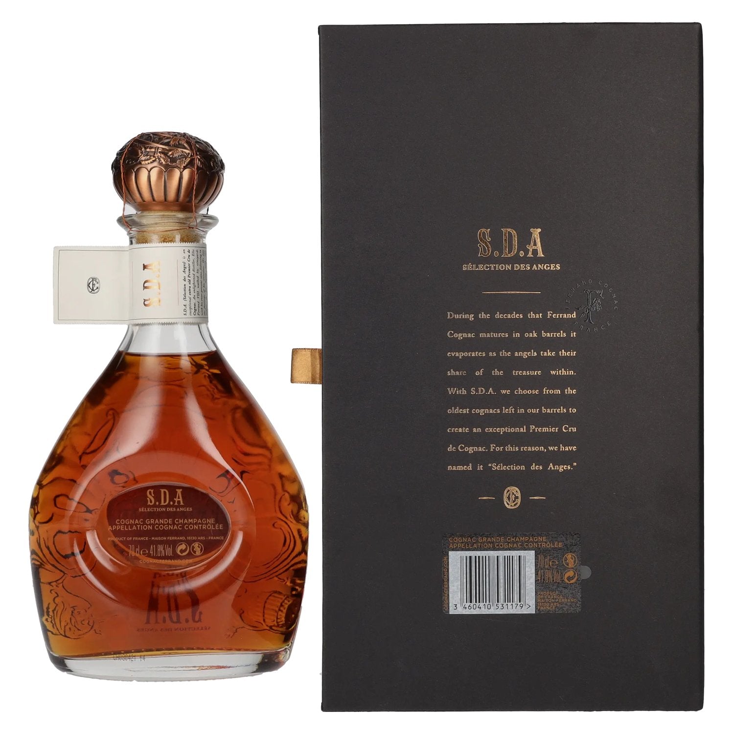 Cognac Ferrand Sélection des Anges Grande Champagne 1er Cru de Cognac 41,8% Vol. 0,7l in gift box