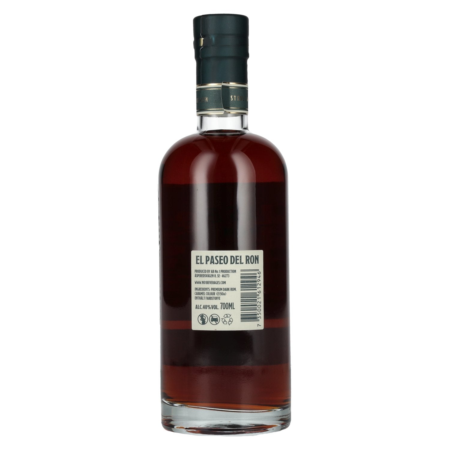 El Paseo del Ron Premium Dark Rum No. 45105 40% Vol. 0,7l