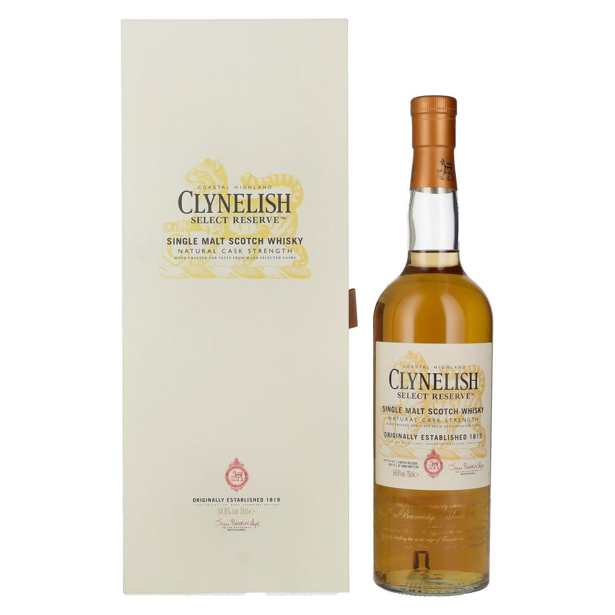 Clynelish Select Reserve Natural Cask Strength 54,9% Vol. 0,7l in gift box