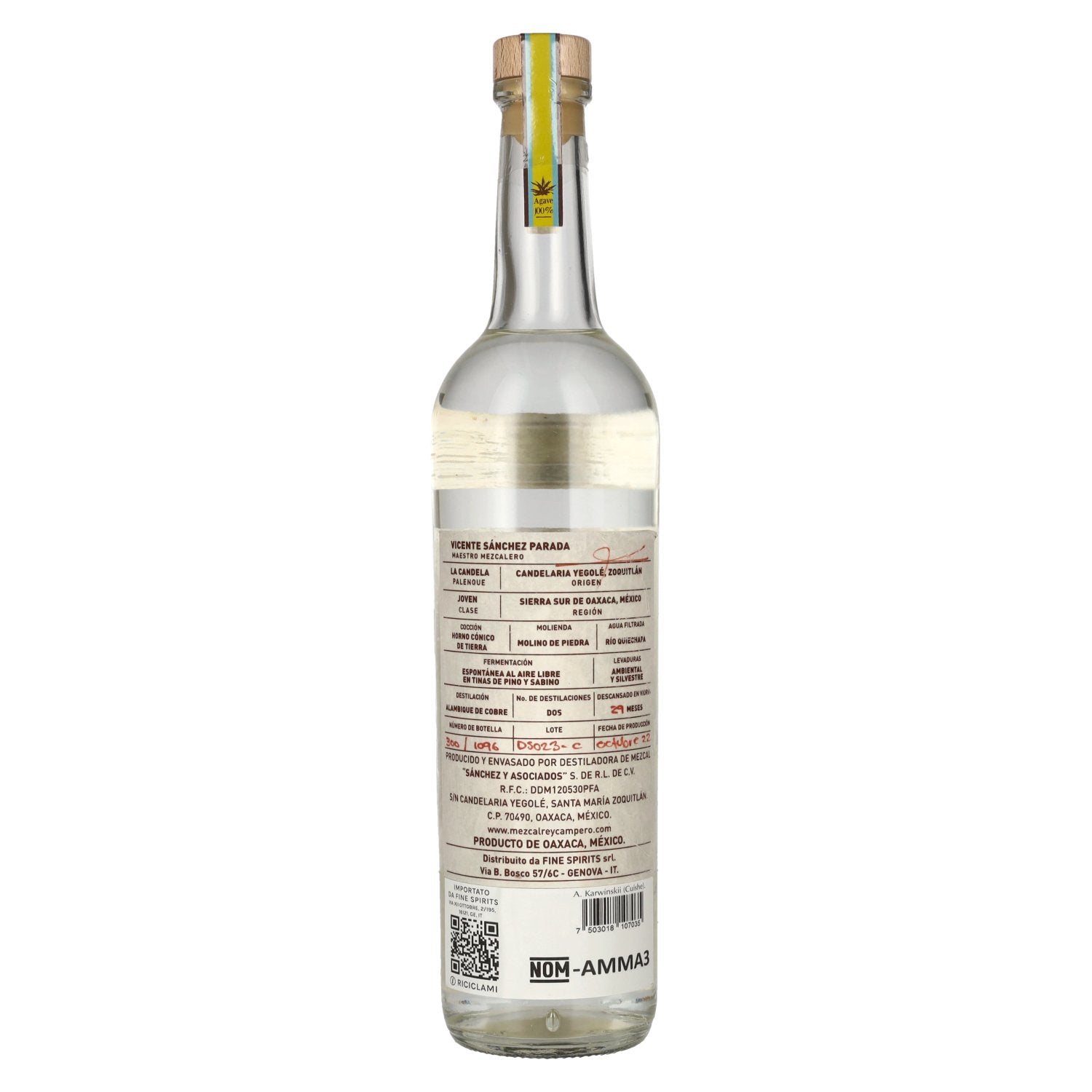 Rey Campero Mezcal CUISHE 48,7% Vol. 0,7l