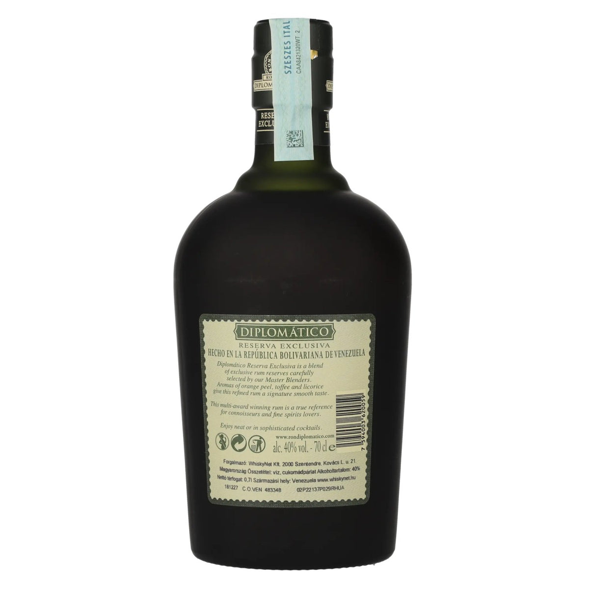 Diplomático RESERVA EXCLUSIVA Ron Antiguo 40% Vol. 0,7l