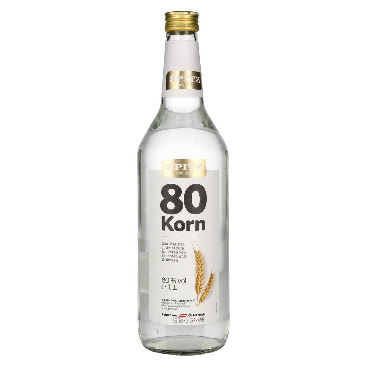Spitz Korn 80% vol. 1l