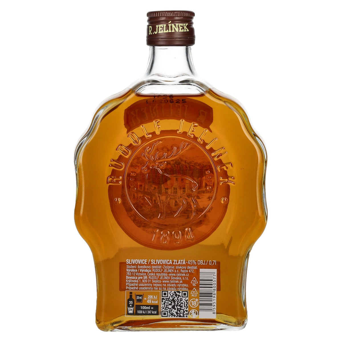 R. Jelínek Slivovice GOLD Plum 45% Vol. 0,7l