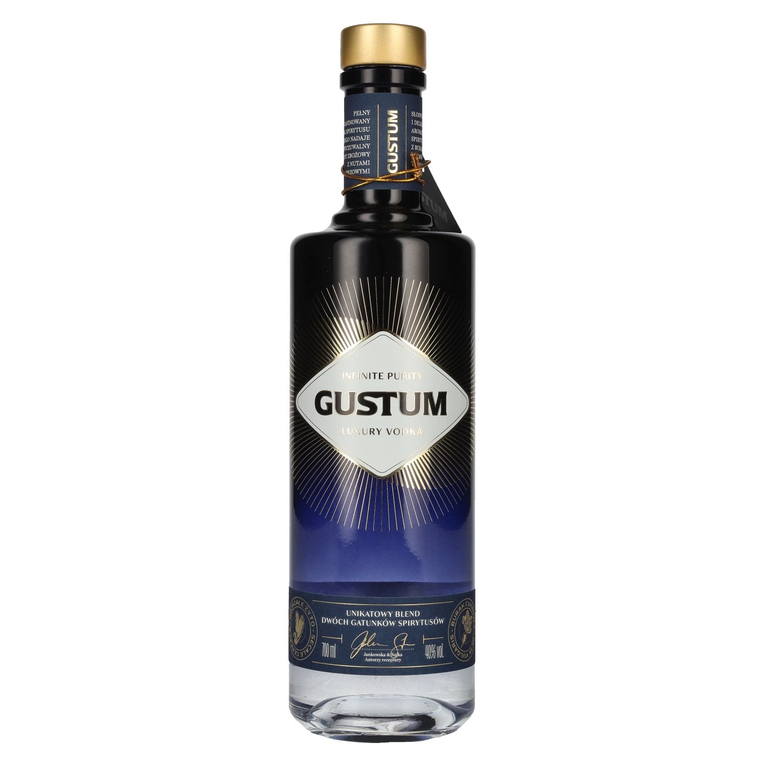 Gustum Luxury Infinite Purity Vodka 40% vol. 0.7 l