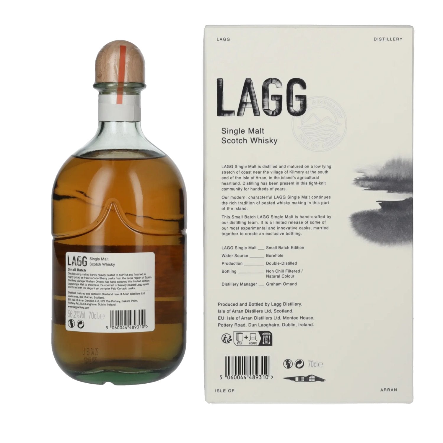 LAGG Small Batch Single Malt Scotch Whisky ex-Palo Cortado Sherry Cask 56,2% Vol. 0,7l in Geschenkbox