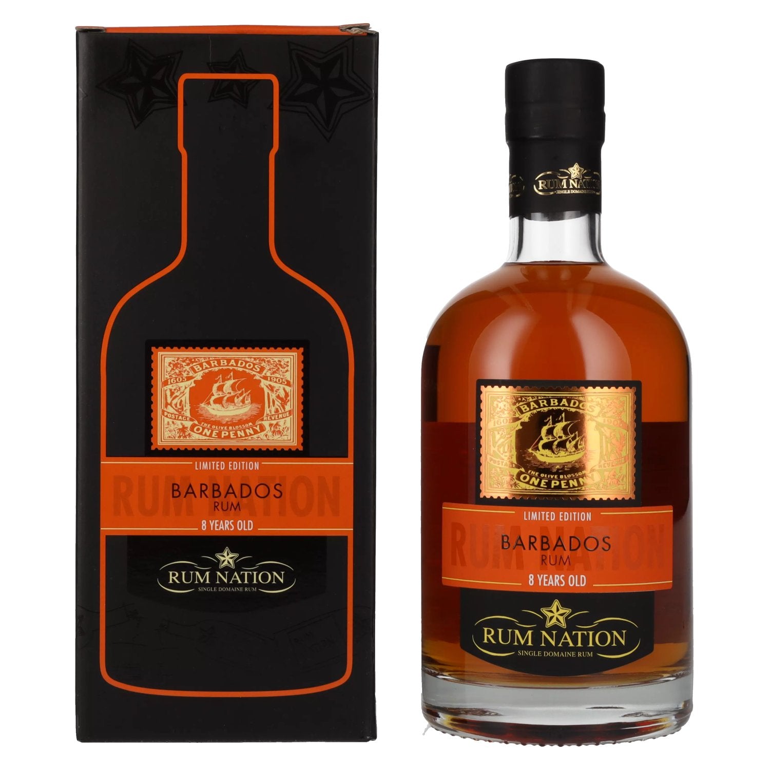 Rum Nation Barbados 8 Years Old Limited Edition 40% Vol. 0,7l in gift box