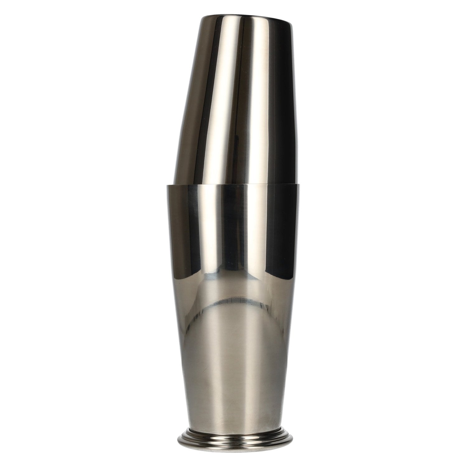 Shaker à cocktail avec bol en acier inoxydable et fond en gradins