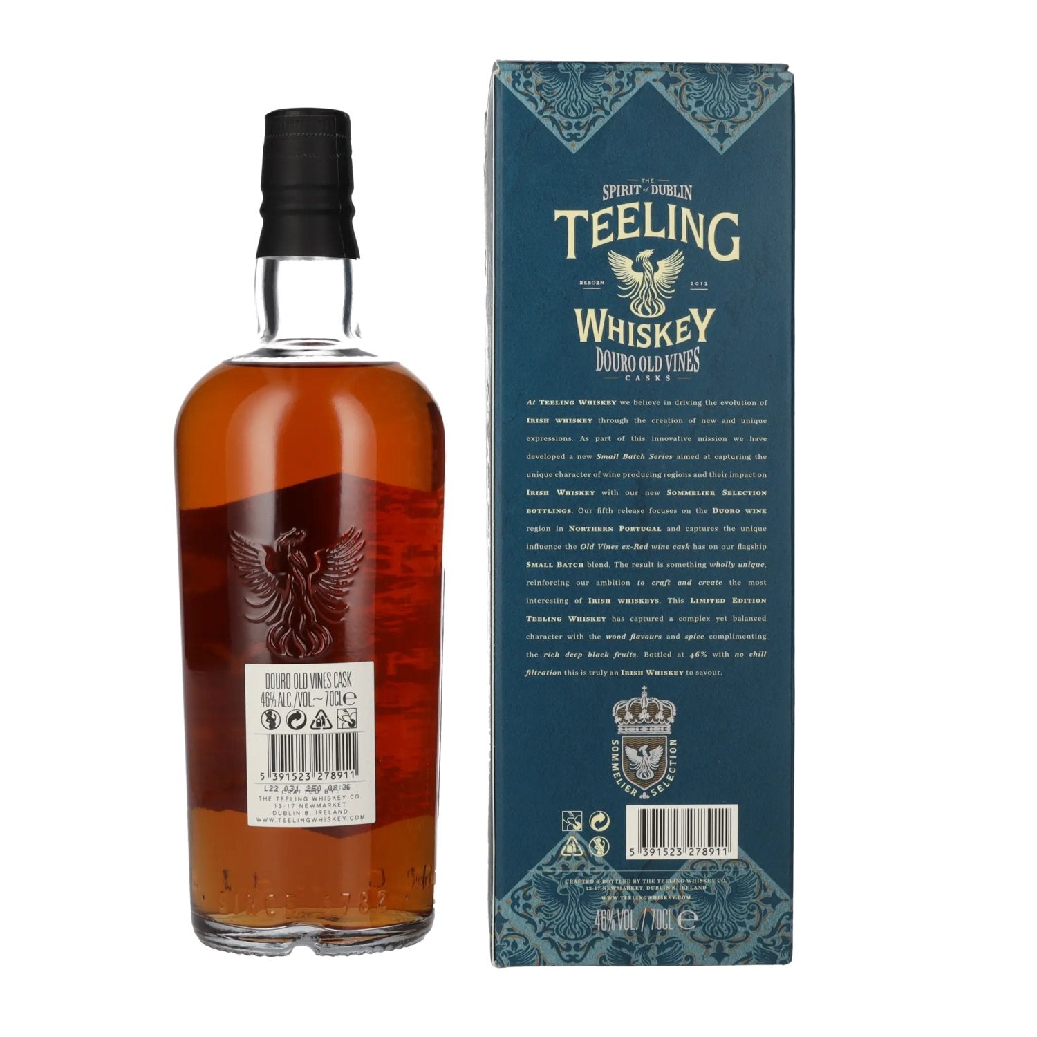 Teeling Whiskey Sommelier Selection DOURO OLD VINES Casks 46% Vol. 0,7l in Geschenkbox