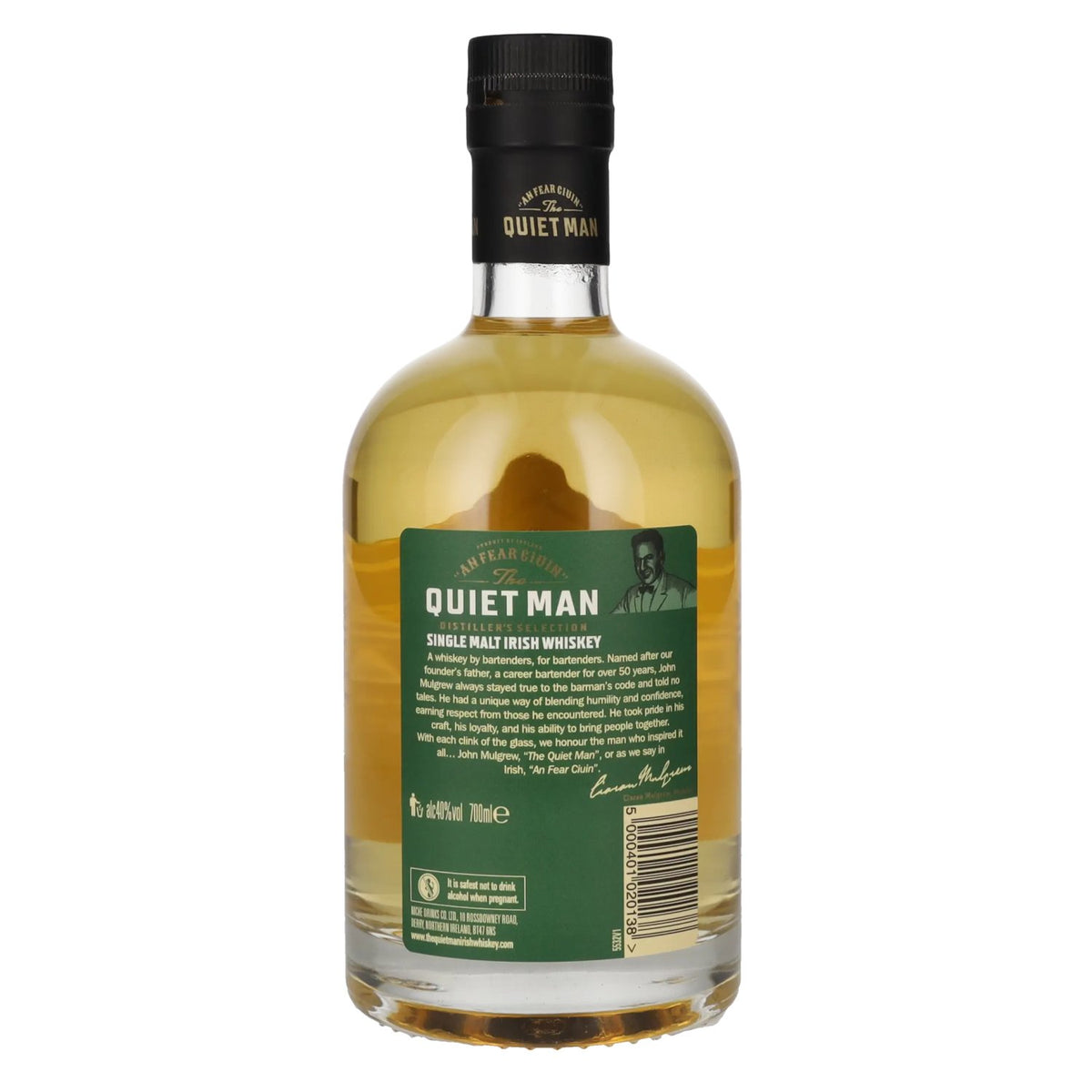 The Quiet Man AN FEAR CIUIN Distiller's Selection Single Malt Irish Whiskey 40% Vol. 0,7l