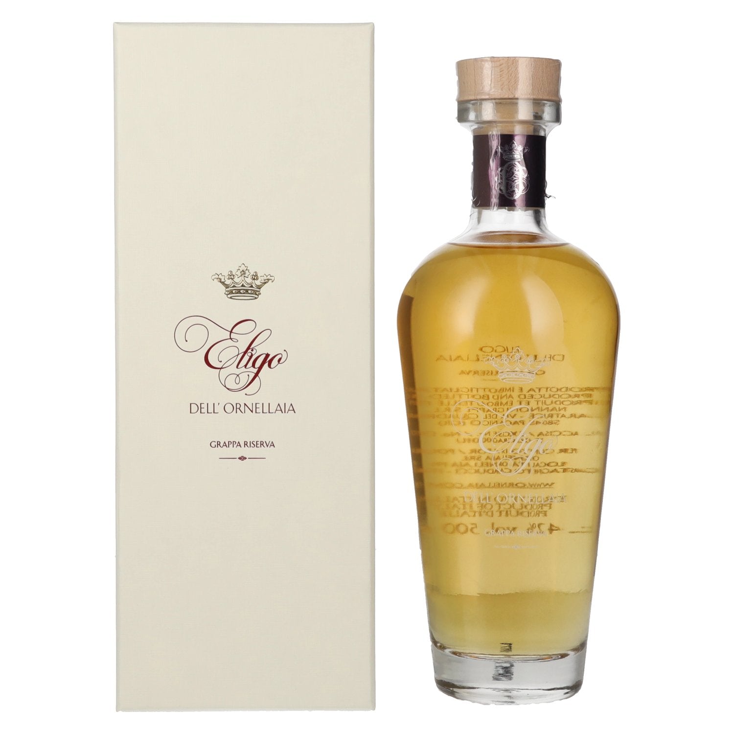 Eligo dell' Ornellaia Grappa Riserva 42% Vol. 0,5l in Geschenkbox