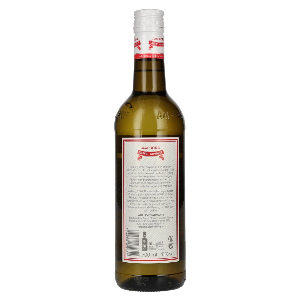 Aalborg Taffel Akvavit 41 % vol., 0,7 l