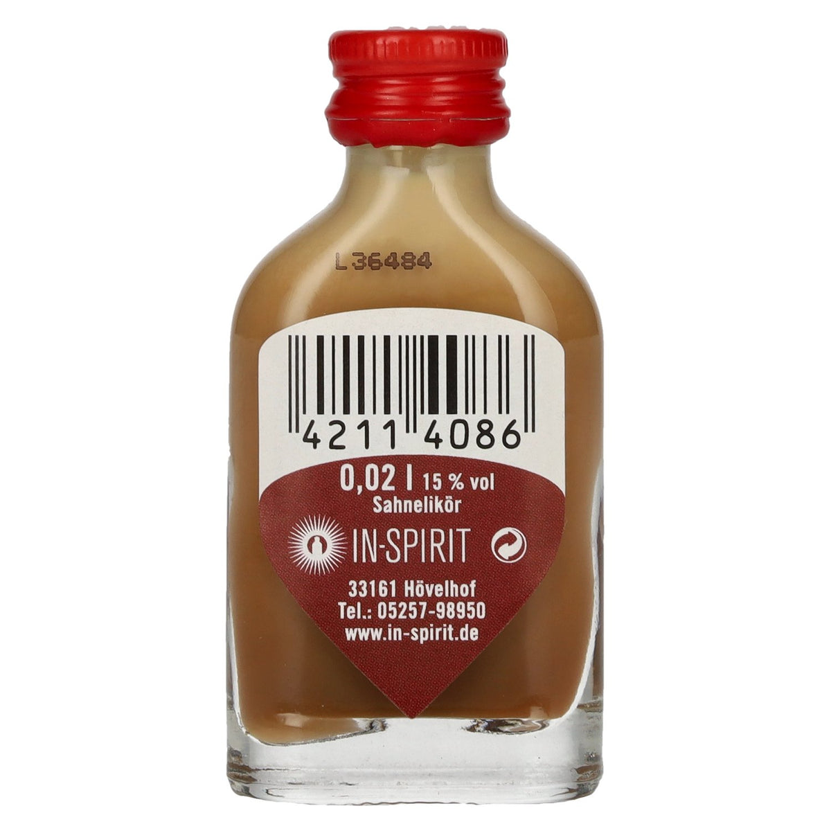 Küsschen Sahnelikör 15% Vol. 0,02l